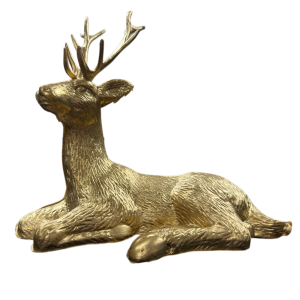 Deko Hirsch Gold 0